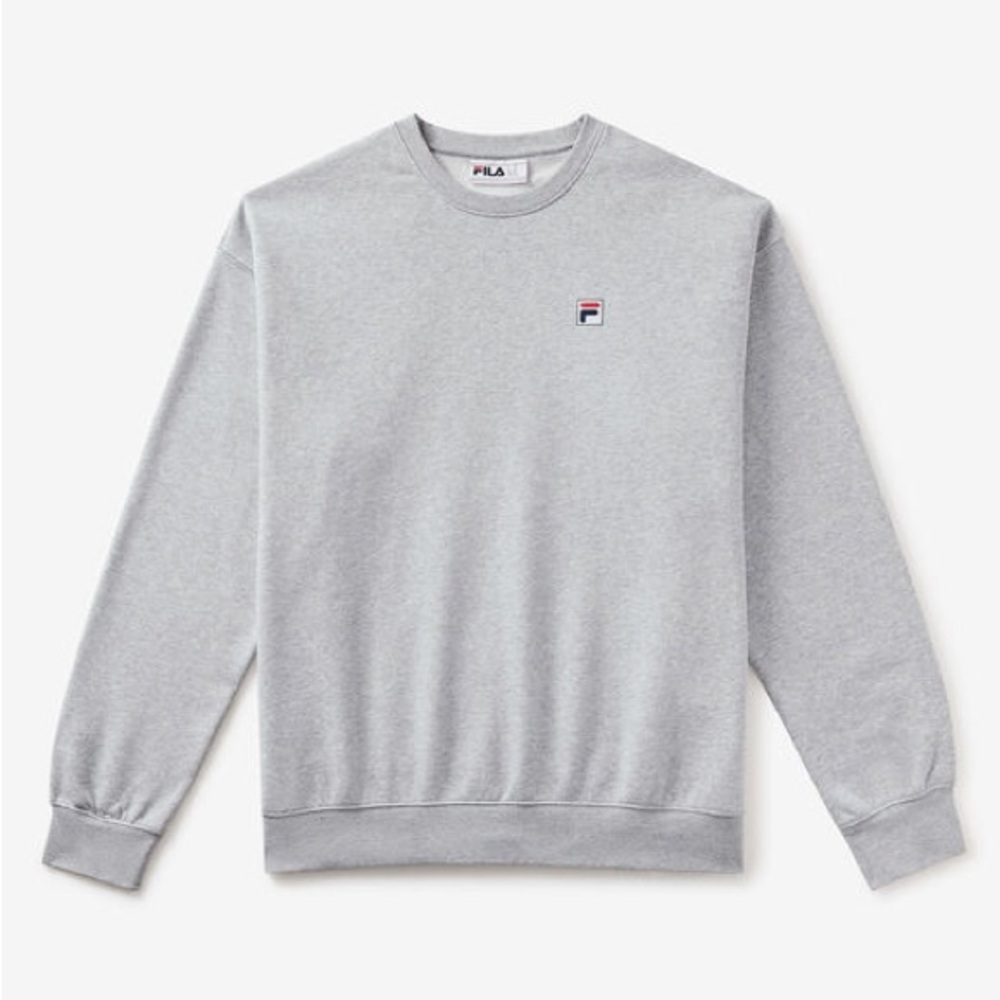 FILA Classic Relaxed Sweatshirt in Grey Heather